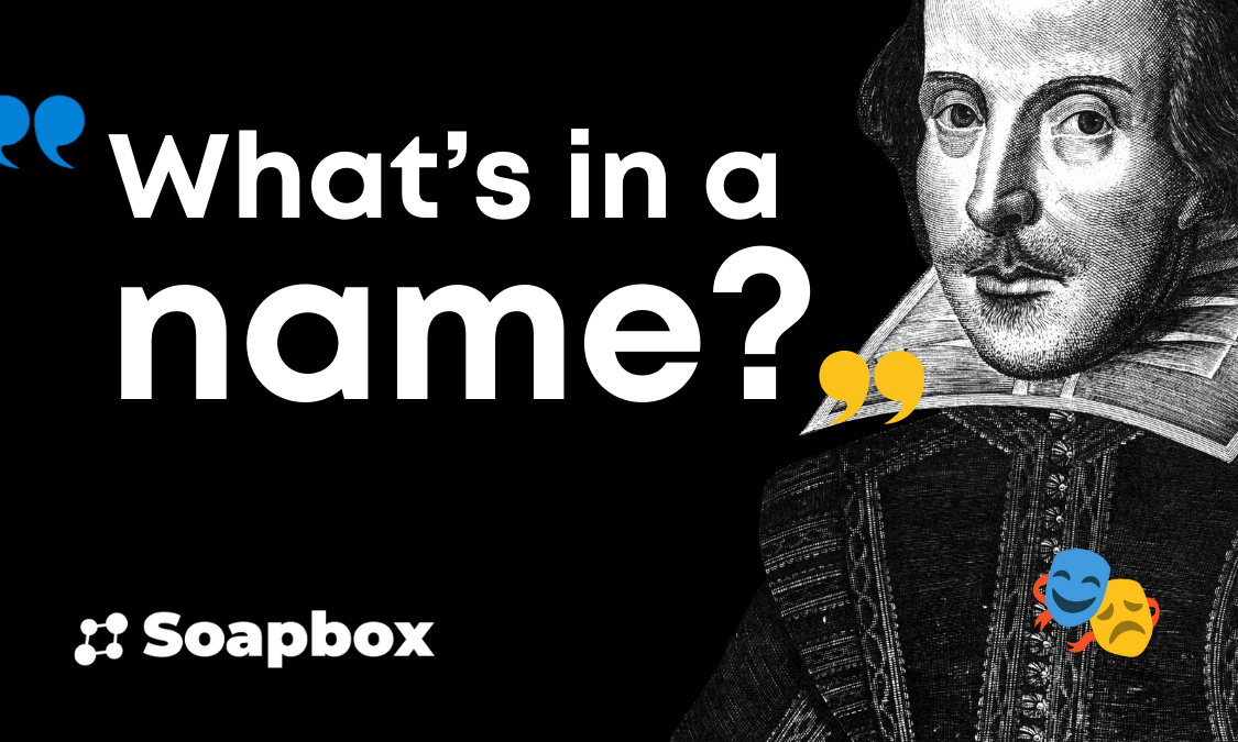 What's in a Name? Why We Named Shakespeare, Shakespeare