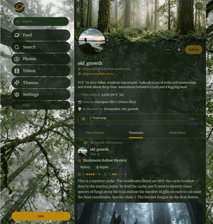 Hiker theme